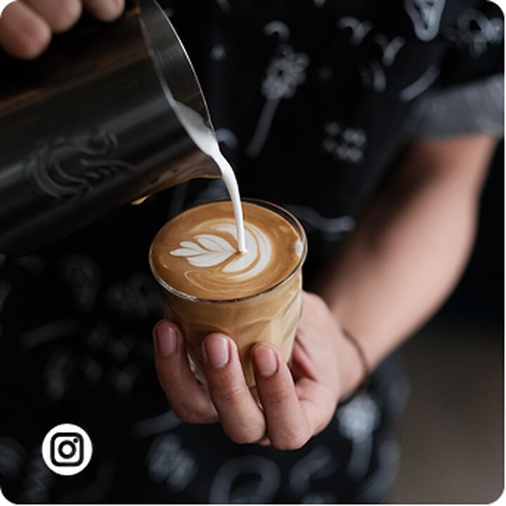 pouring coffee